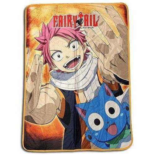 Fairy Tail Natsu And Happy Anime Throw Blanket - Fundom