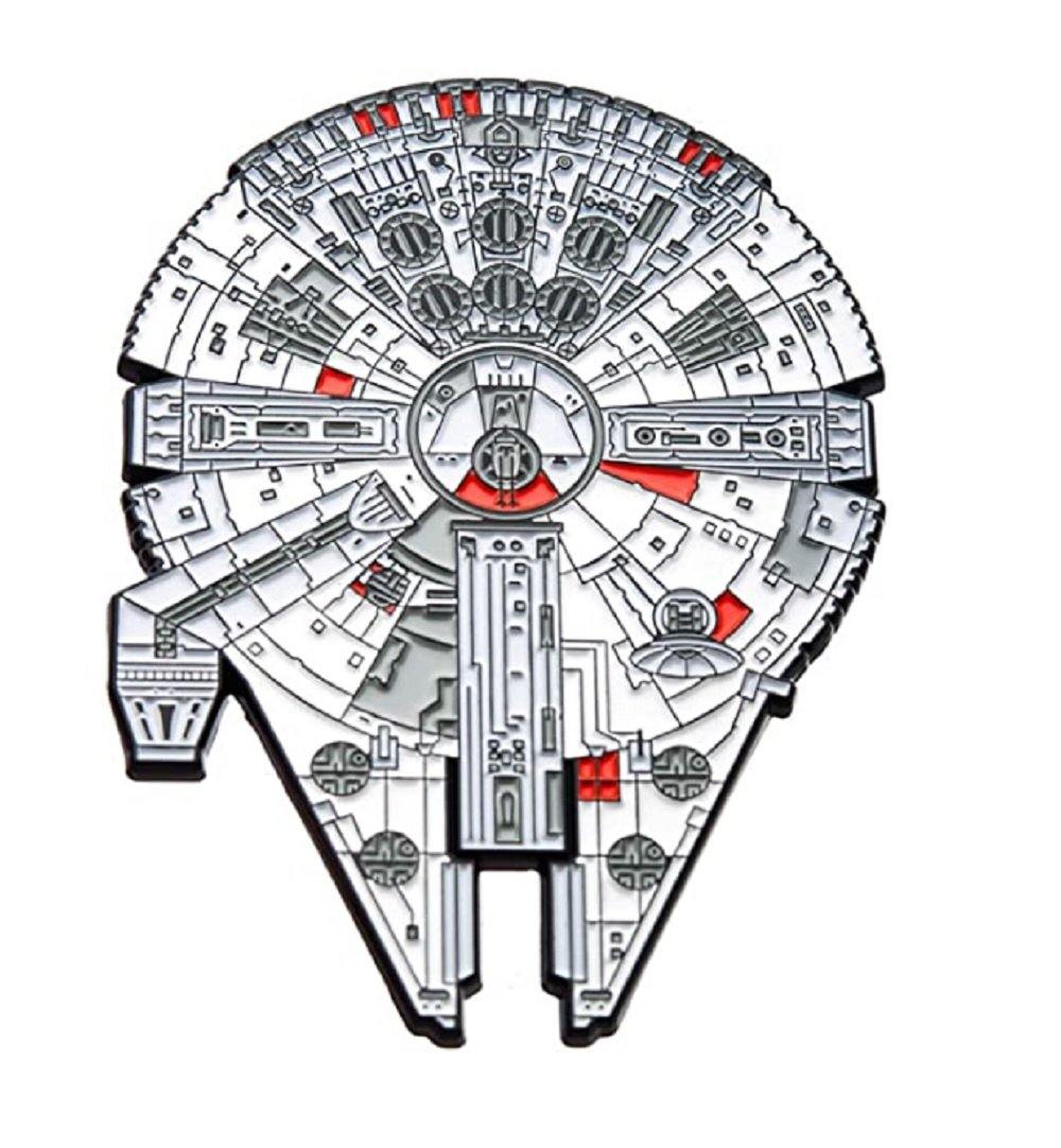 Star Wars Jewelry Stainless Steel Millennium Falcon Pin