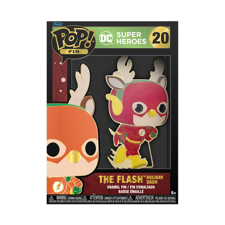 Funko Pop! Pins: DC Super Heroes Holiday - The Flash Holiday Dash