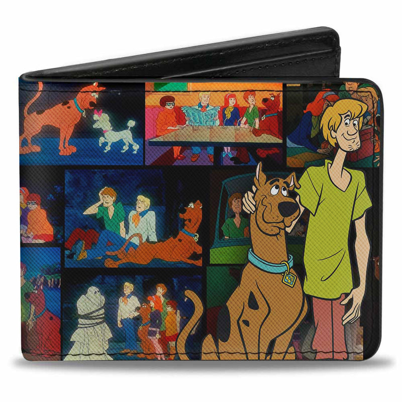 Scooby Doo & Shaggy Pose/Scene Blocks Bi-fold Wallet