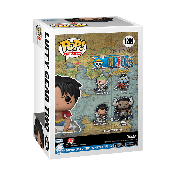 Funko Pop! Animation: One Piece - Monkey D. Luffy Gear Two Fundom Exclusive - Fundom
