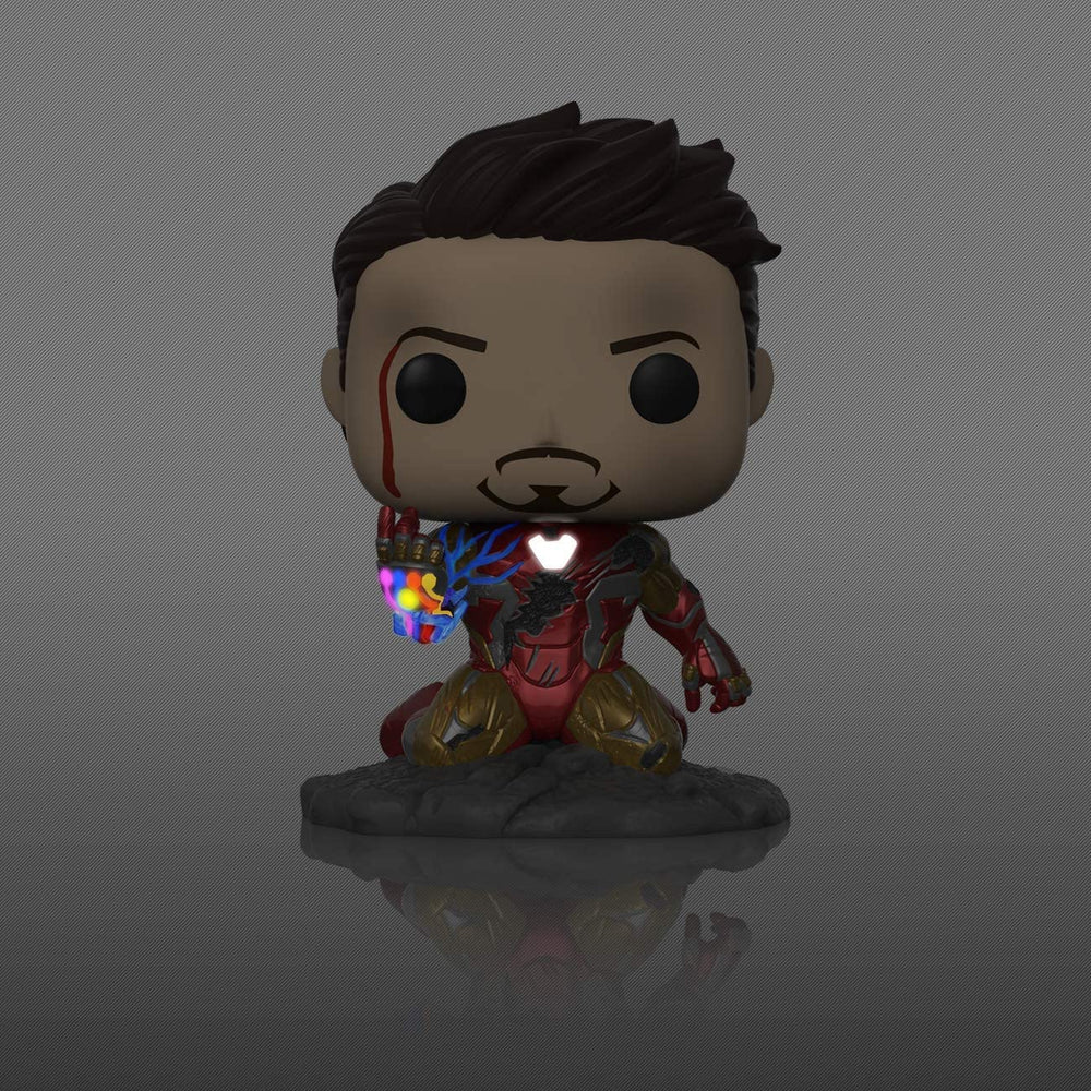 Funko Pop Avengers Endgame: I Am Iron Man Glow - in - The - Dark Deluxe Vinyl Figure - Fundom