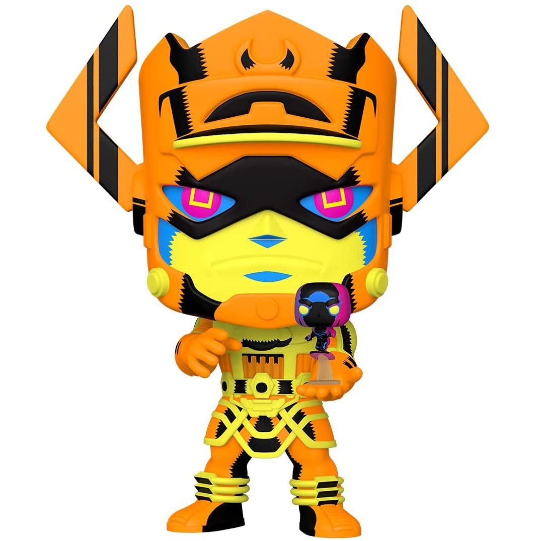 Funko Pop! Jumbo Marvel Galactus with Silver Surfer Black Light Chase 10" Vinyl Figure - Fundom