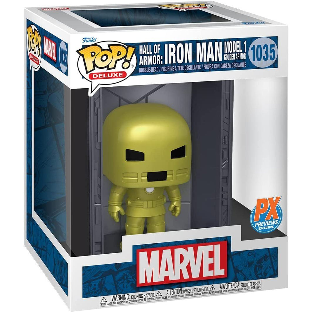 Funko Pop! Marvel: Iron Man Hall of Armor Model 1 Deluxe Vinyl Figure - Fundom