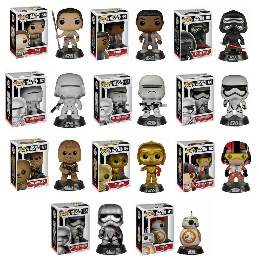 Funko POP! Star Wars Mystery Pack - 6 Random Stylized Vinyl Bobble - Fundom