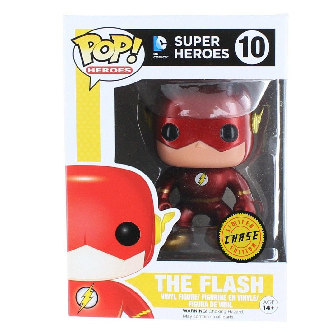 Funko Pop! The Flash Metallic Chase DC Comics Vinyl Figure - Fundom