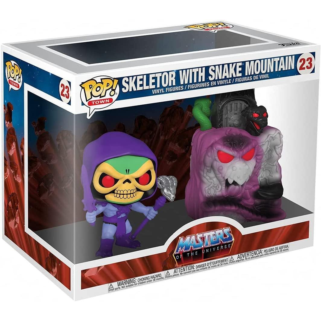 Funko Pop! Town Retro Toys: Masters of The Universe - Skeletor with Snake Mountain Figure - Fundom