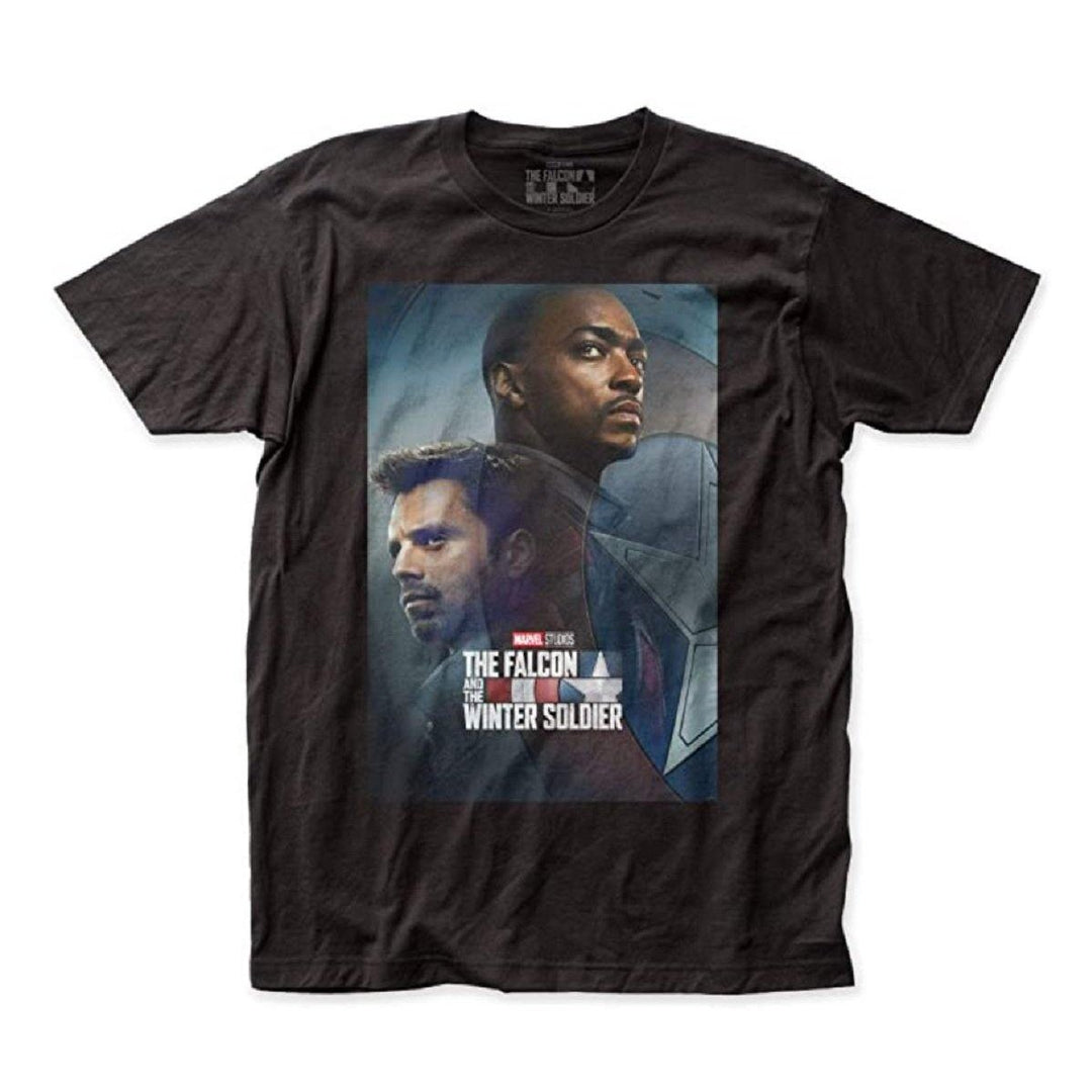 The Falcon and The Winter Soldier Poster Marvel Adult T Shirt