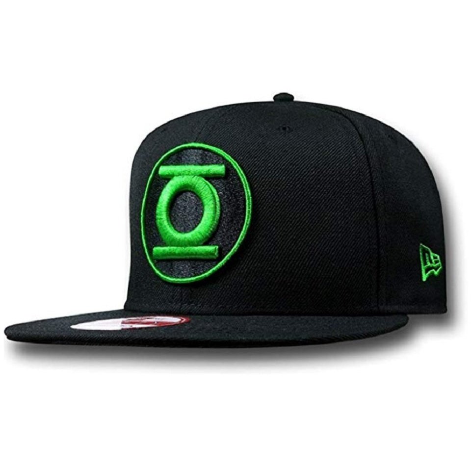 Green Lantern Symbol Black 9FIFTY New Era Snapback Cap Hat