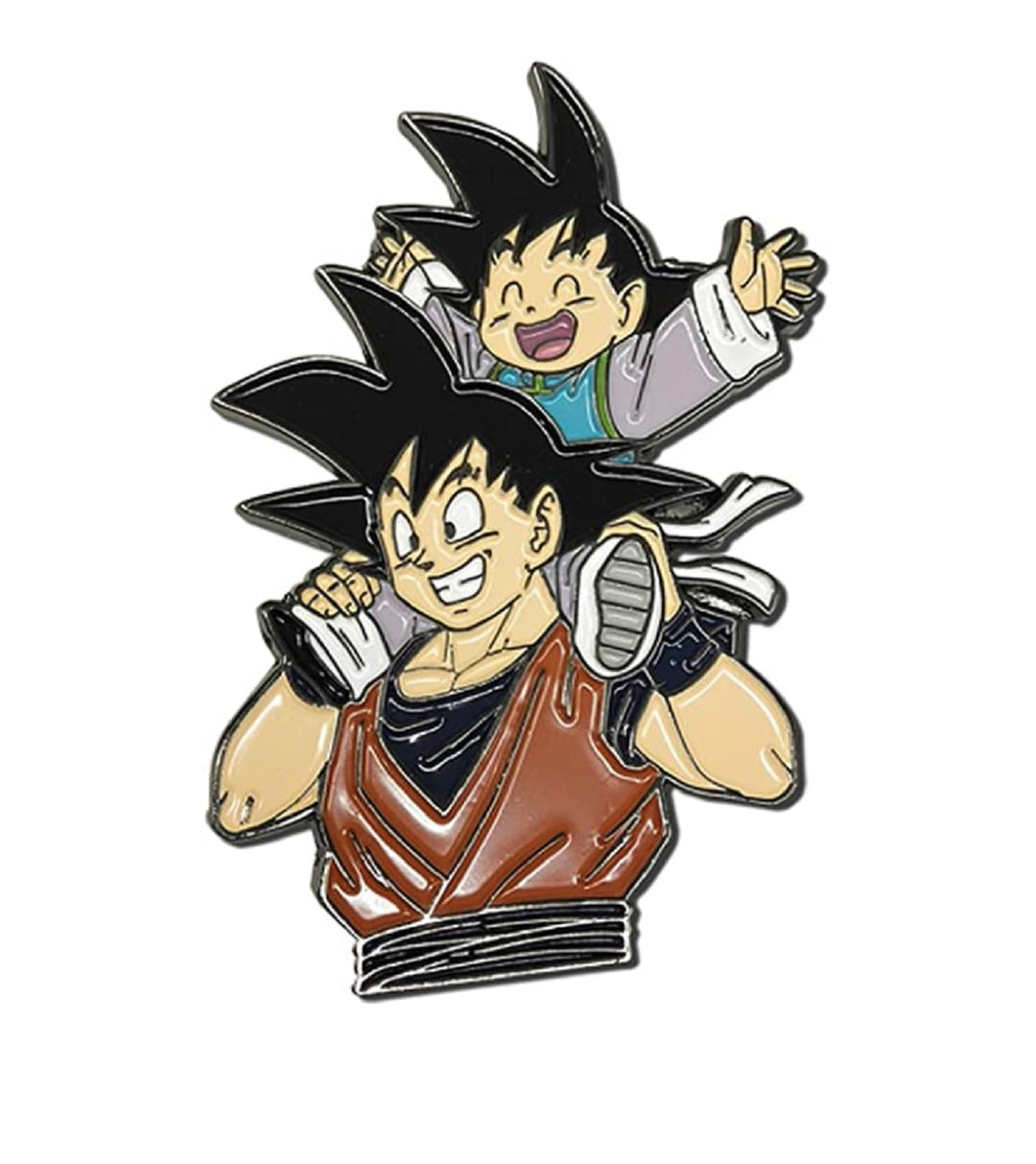 Dragon Ball Z Goku And Gohan Fatherhood Anime Enamel Pin 1.5"