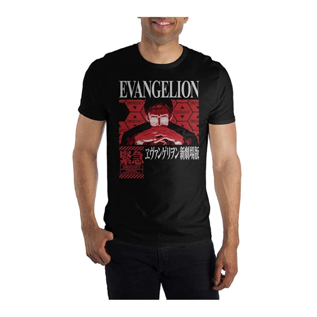 Neon Genesis Evangelion NERV Gendo Anime Adult T Shirt
