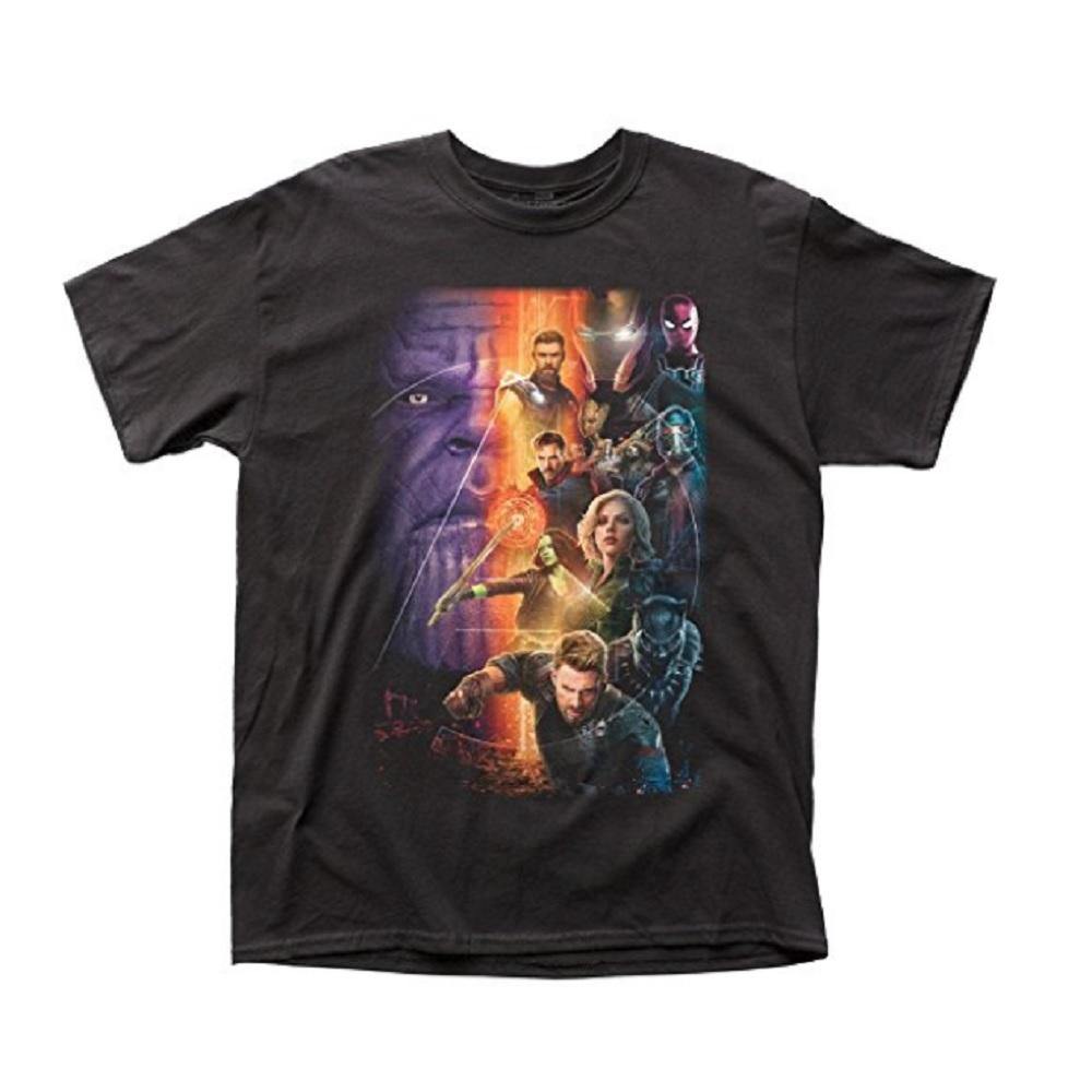 Avengers Infinity War Movie Poster Marvel Adult T-Shirt