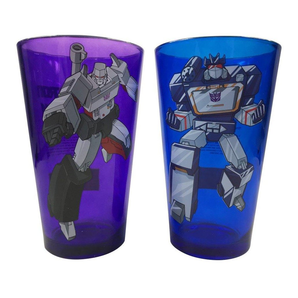 Transformers Decepticons Megatron And Soundwave 2 pack Pint Glass Set