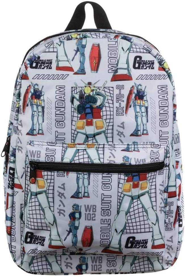 Gundam Anime Cartoon Robot All Over Print Backpack Bag - Fundom