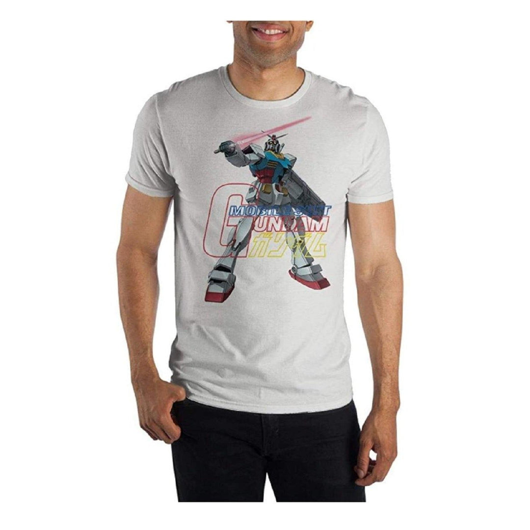 Gundam Mobile Suit Anime Cartoon Adult T Shirt - Fundom