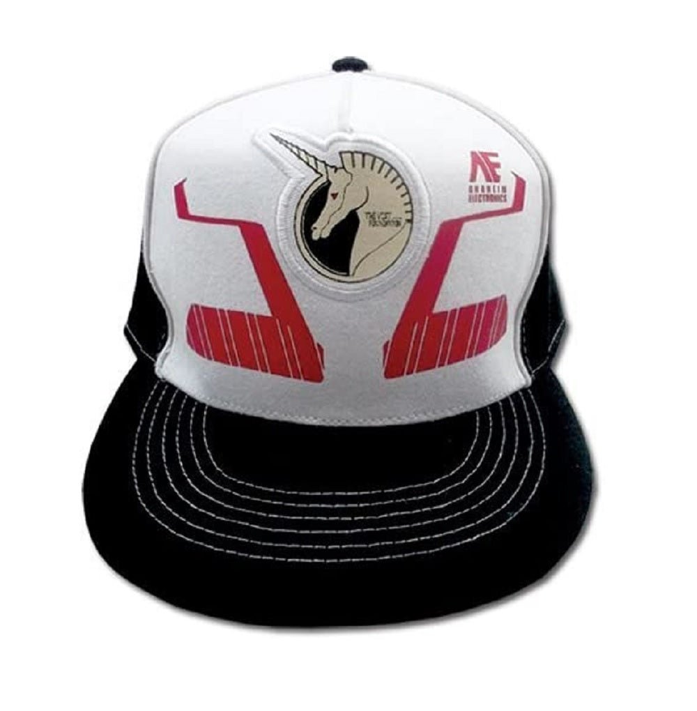 Gundam UC Banagher Anime Trucker Cap Hat White - Fundom
