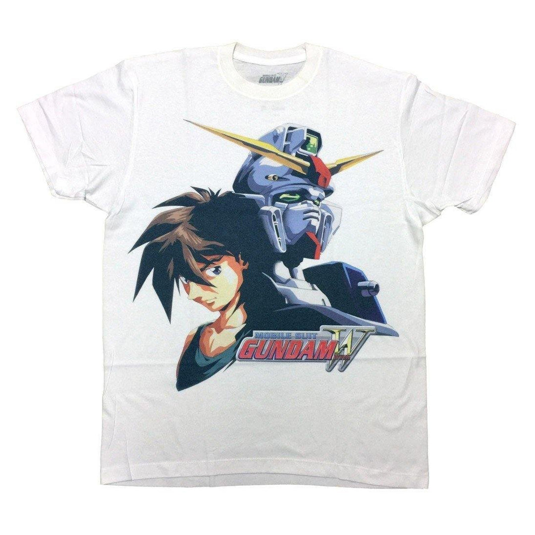 Gundam Wing Heero And Gundam Anime Adult T-Shirt - Fundom