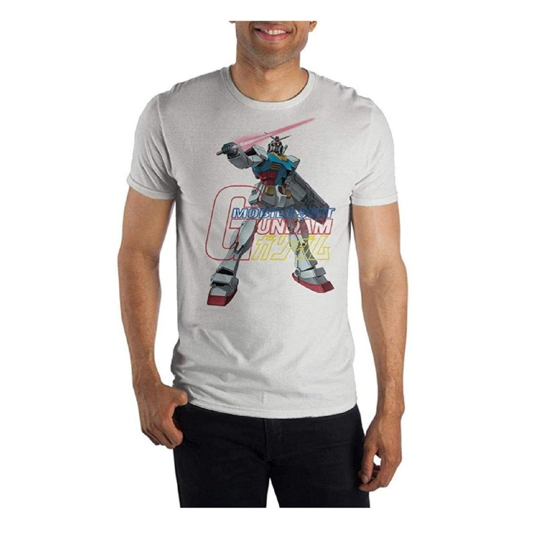 Gundam Mobile Suit Anime Cartoon Adult T Shirt