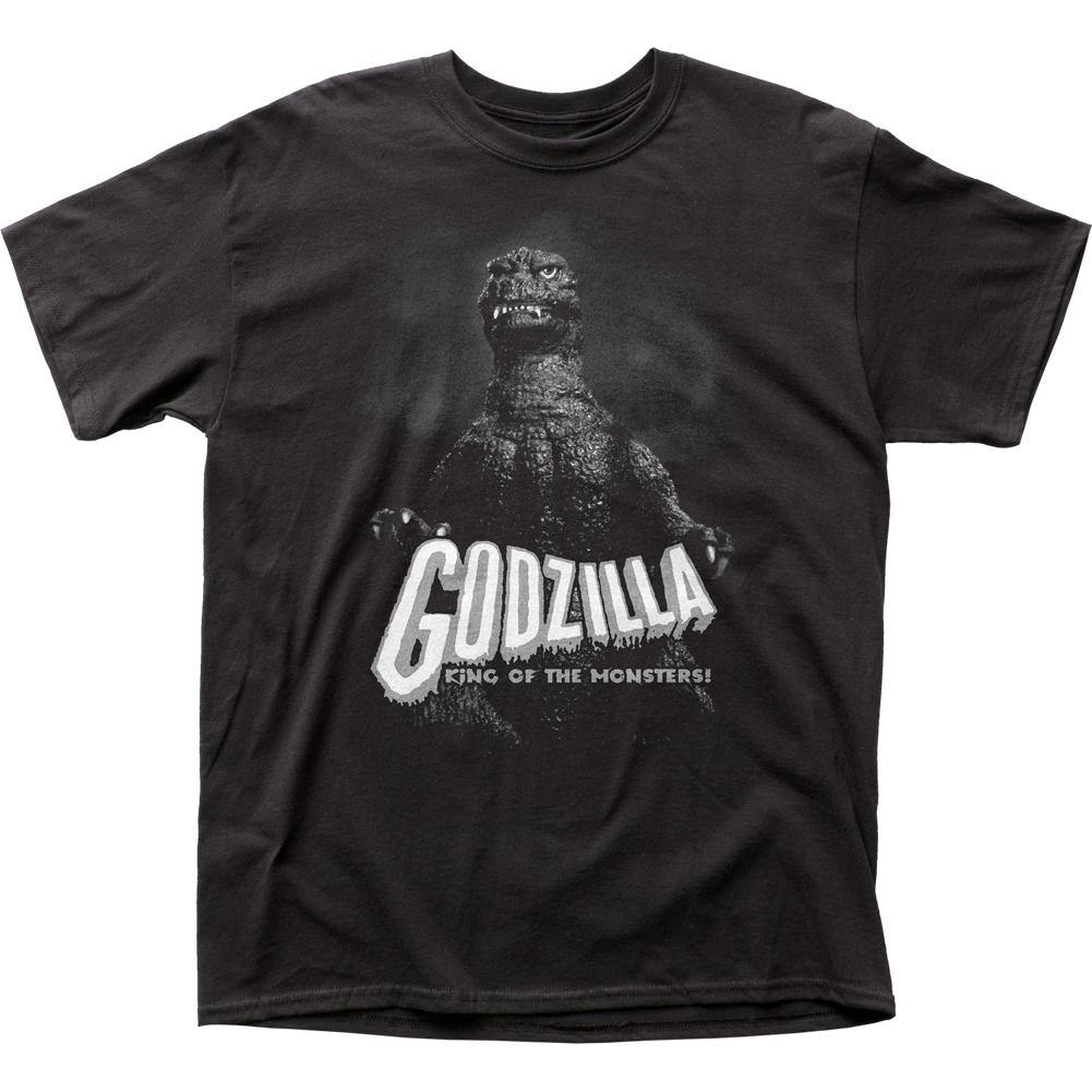 Godzilla King of Monsters Black And White T-Shirt