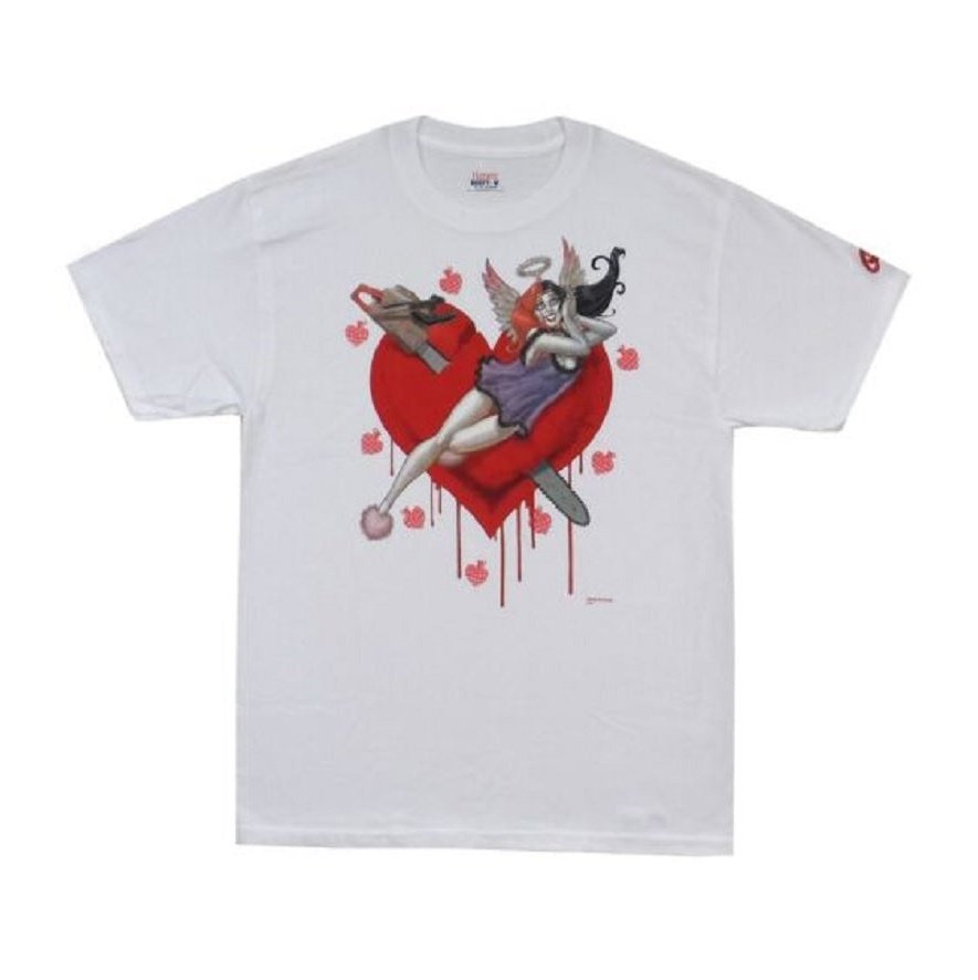 Harley Quinn Bombshell Heartbreak Batman DC Comics Adult T-Shirt - Fundom