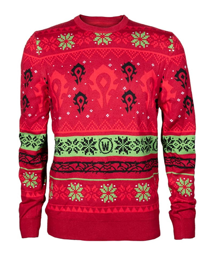 World of Warcraft Horde Ugly Christmas Holiday Sweater