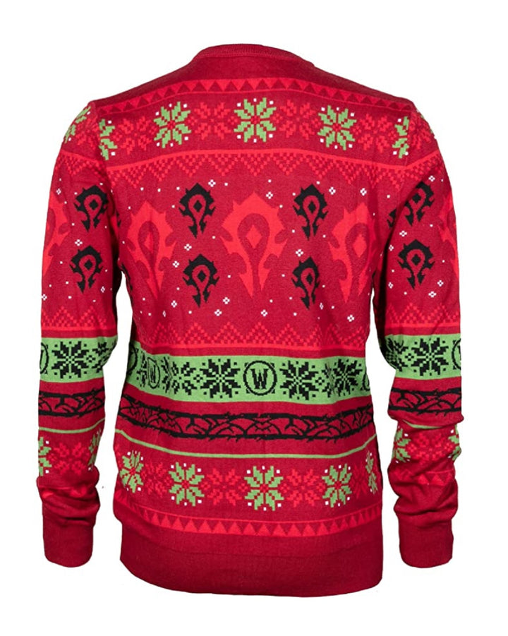 World of Warcraft Horde Ugly Christmas Holiday Sweater