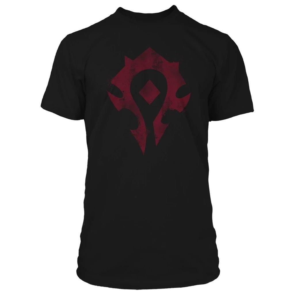World Of Warcraft Cracked Horde Logo Offcially Licesned Adult T Shirt