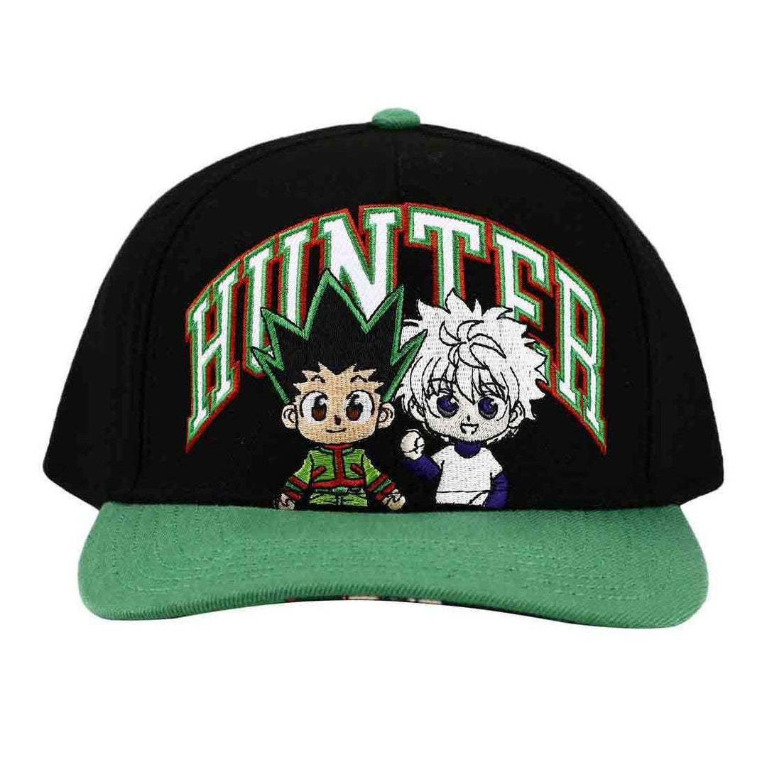 Hunter X Hunter Gon and Killua Elite Chibi Anime Black Snapback Cap Hat