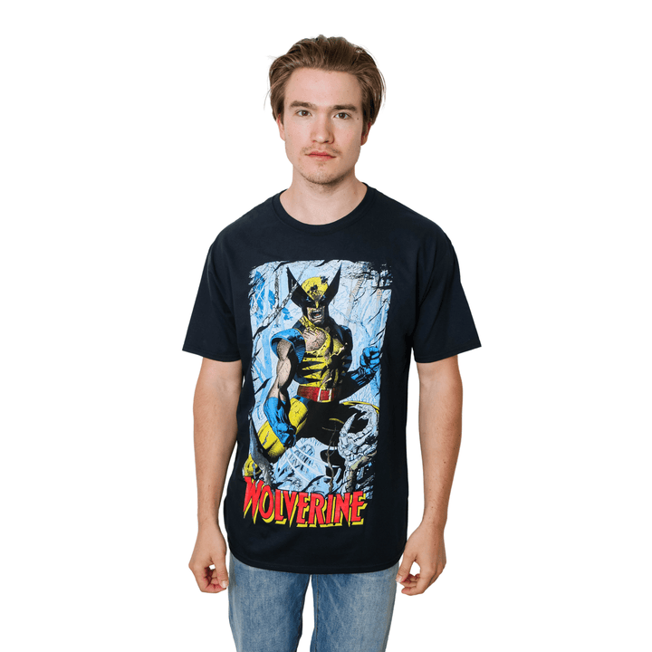 Wolverine 90's Cover By Jim Lee Marvel Comics Adult T-Shirt