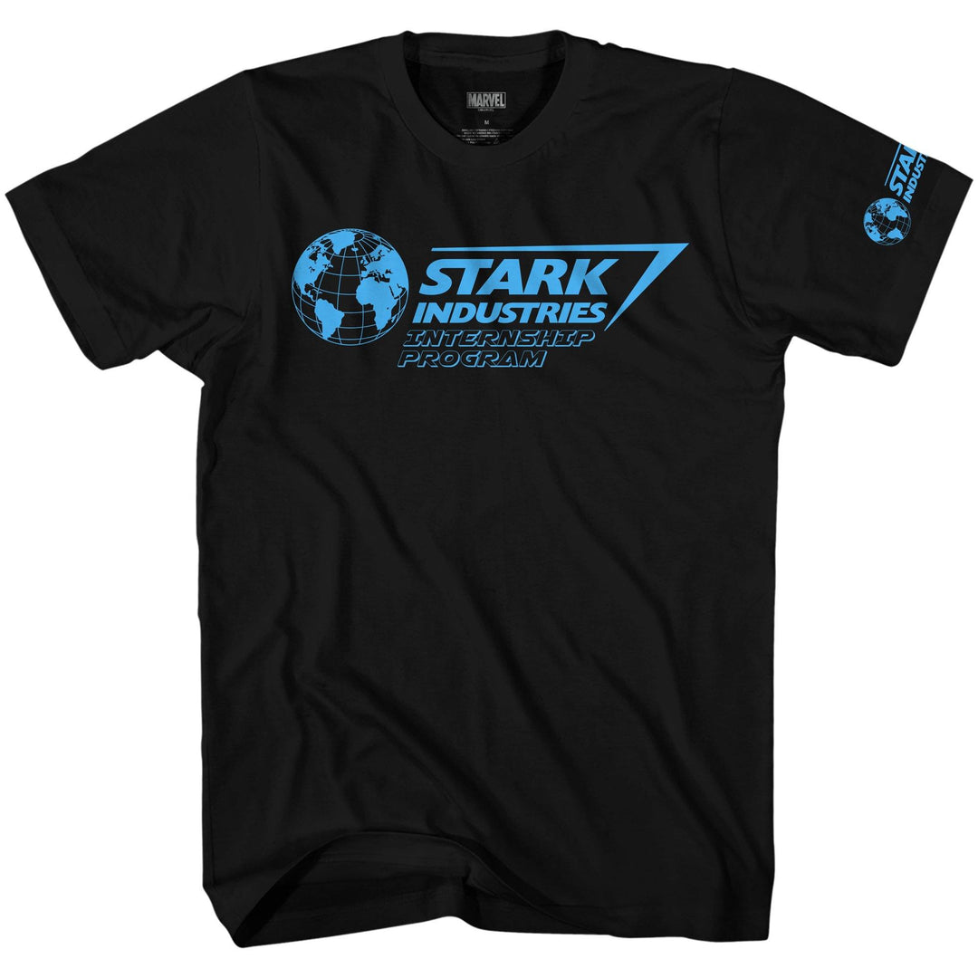 Iron Man Stark Industries Intern Marvel Adult T Shirt