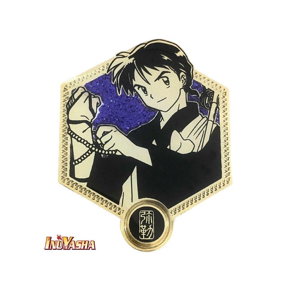 Inuyasha Miroku Golden Series Anime Enamel Pin Set