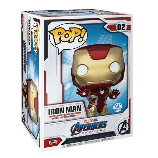 Funko Pop! Avengers Endgame: I Am Iron Man Glow-in-The-Dark Deluxe Vinyl  Figure, Multicolored