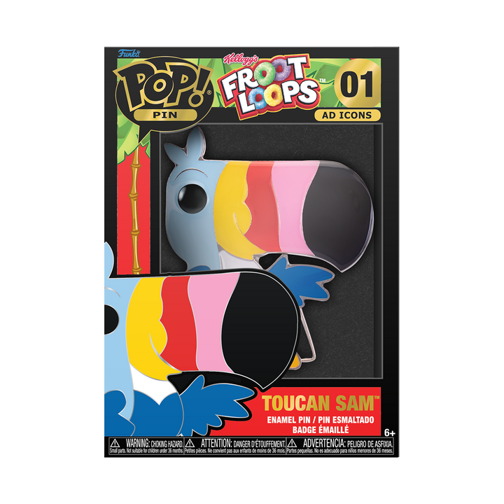 Funko Pop! Sized Pins: Fruit Loops - Toucan Sam Pin