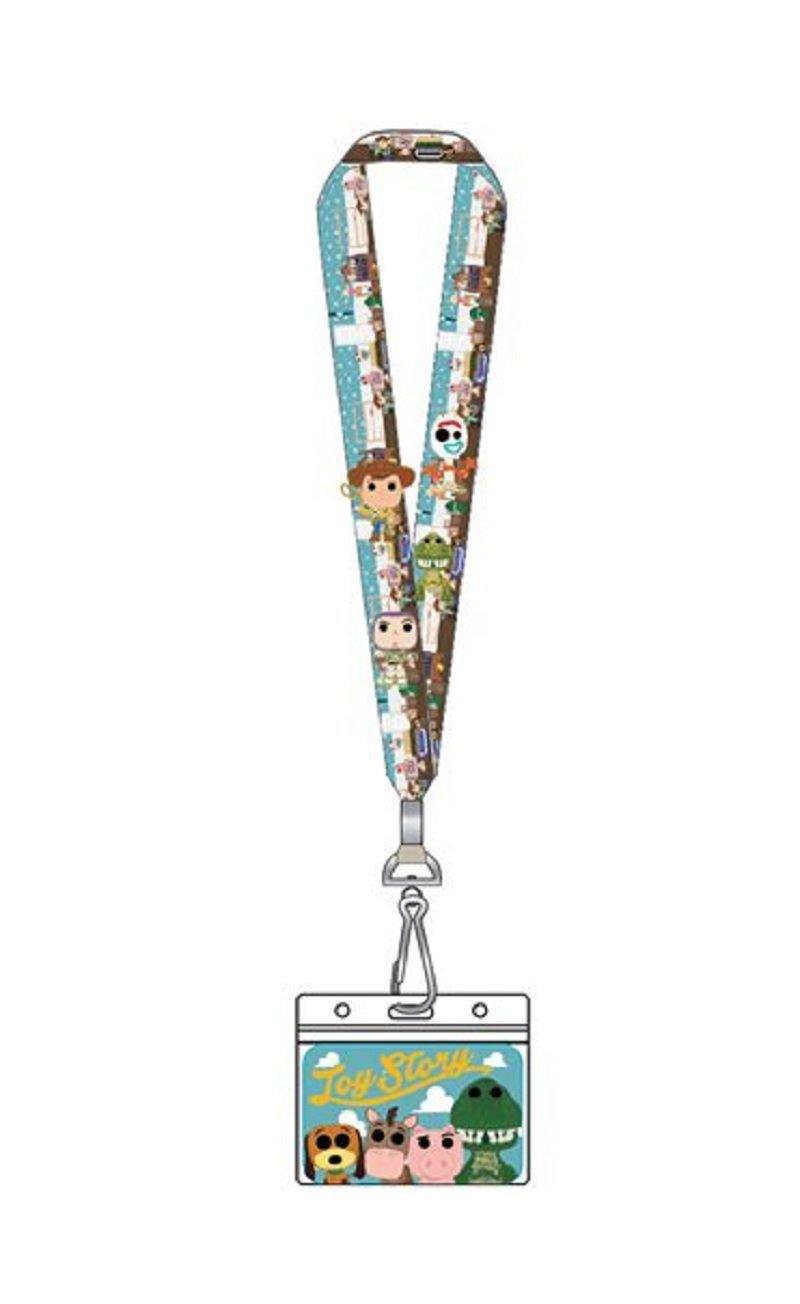 Loungefly Toy Story Pop! by Loungefly Lanyard with Enamel Pins Set