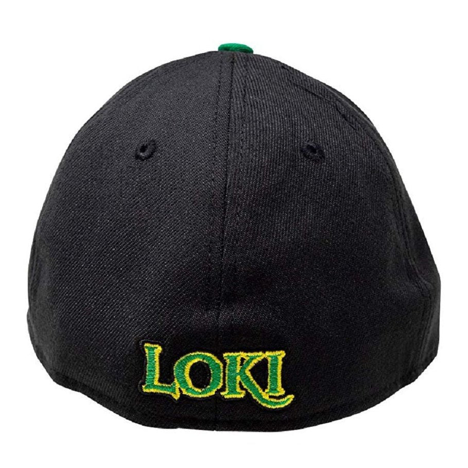 Loki Helmet Symbol Royal Scarlet New Era 39Thirty Fitted Hat - Medium/Large