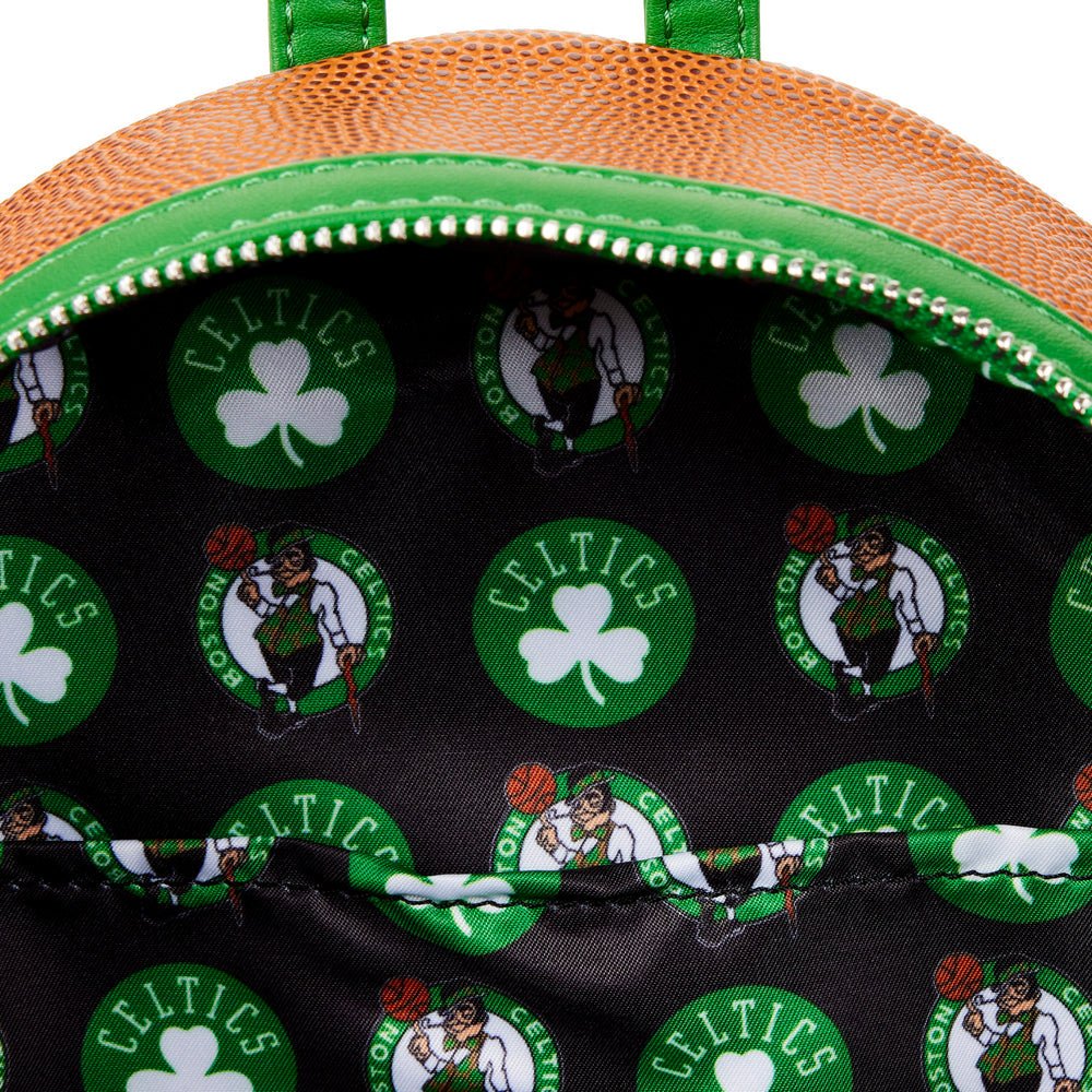 Loungefly NBA Boston Celtics Basketball Logo Mini Backpack - Fundom