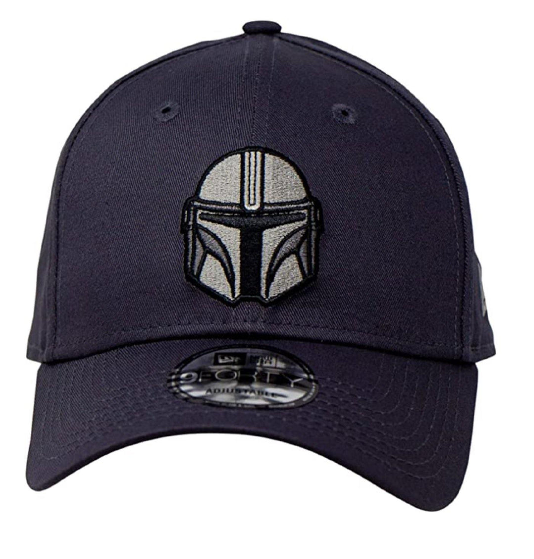 New Era Star Wars The Mandalorian Helmet 9Forty Adjustable Hat Grey