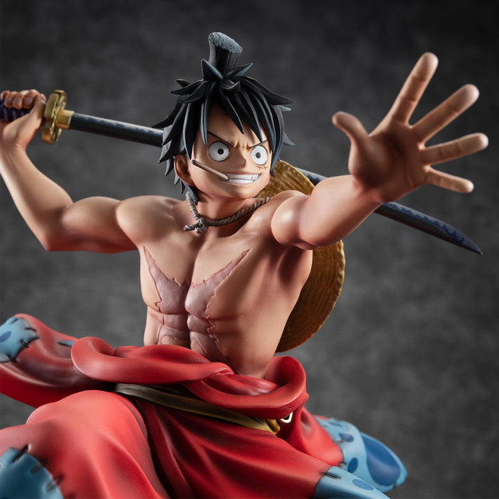 Megahouse One Piece Portrait Pirates Warriors Alliance Luffy Taro Figure - Fundom