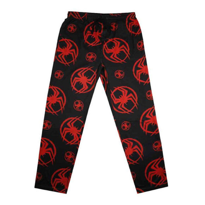 Spider-Man Miles Morales Symbol Marvel Adult Unisex Pajama Sleep Pants