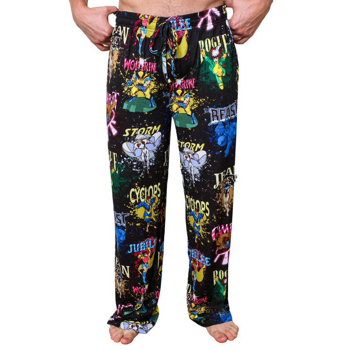 X-Men The Animated Series Characters All Over Marvel Lounge Pants