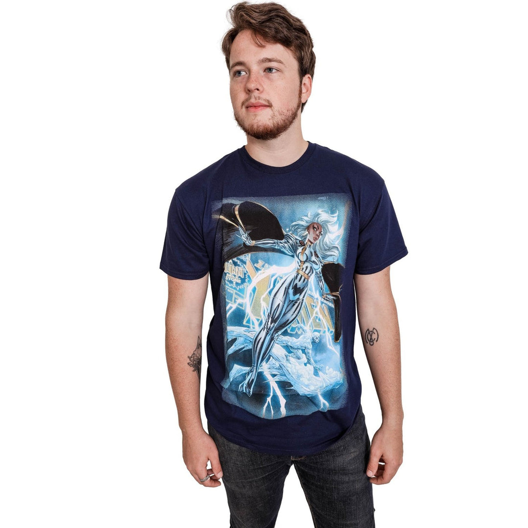 X-Men Uncanny Storm And Ice Man Marvel Comics Adult T Shirt