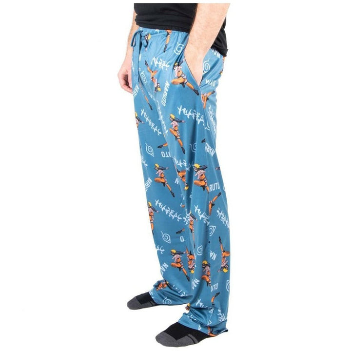 Naruto Shippuden All Over Anime Adult Unisex Pajama Sleep Pants