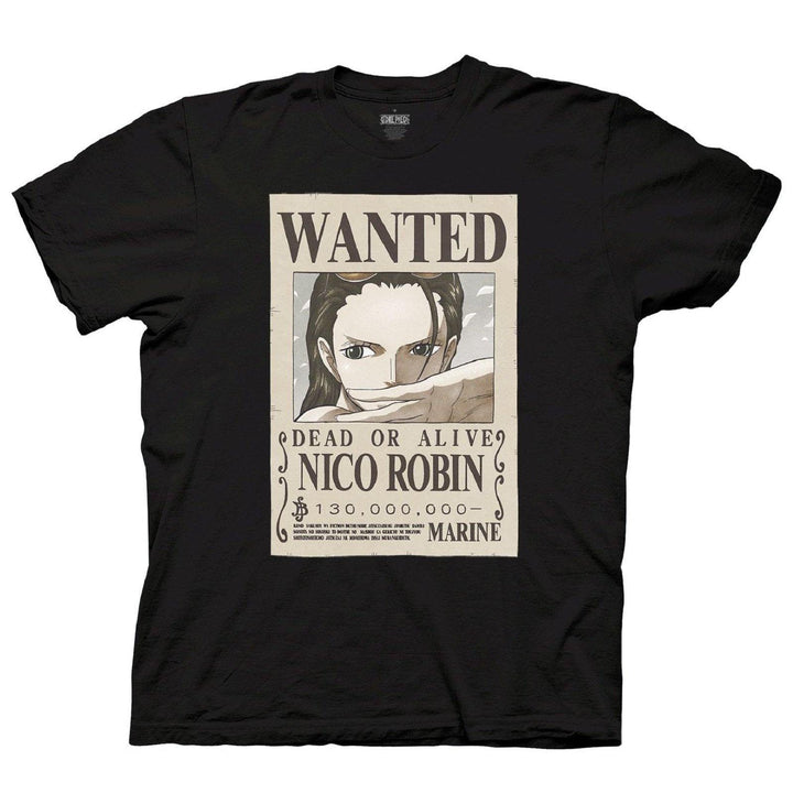 One Piece Nico Robin Full Wanted Poster Anime Adult Unisex T-Shirt - Fundom