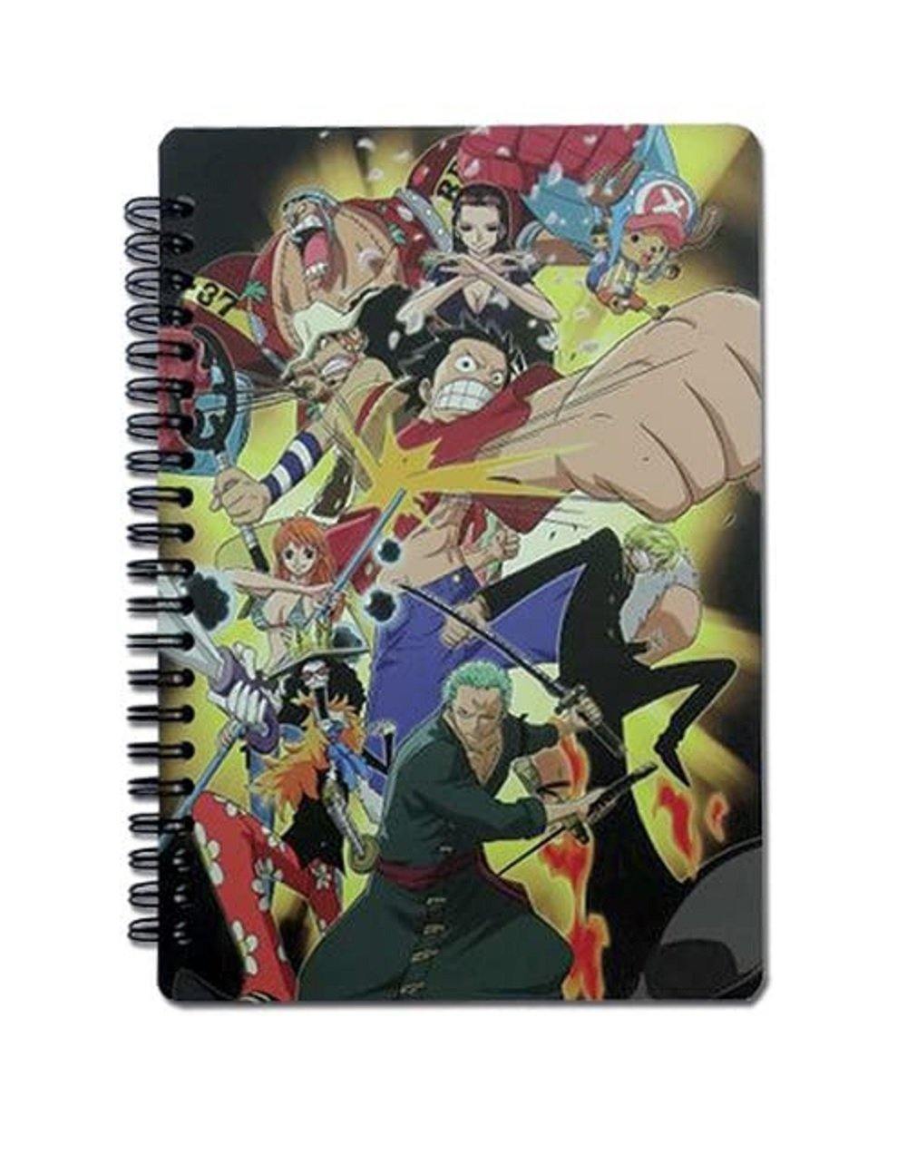 One Piece New World Group Anime Spiral Notebook