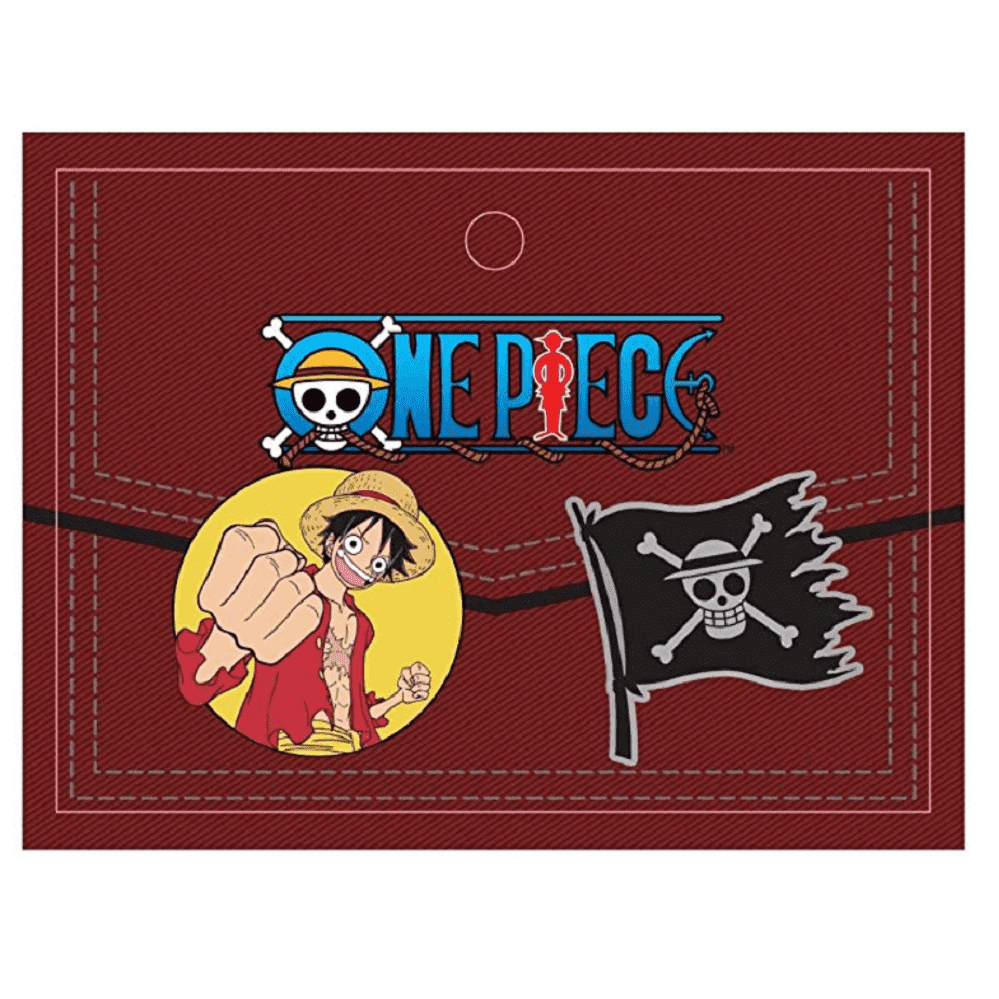 One Piece Luffy and Flag 2-Pack Enamel Pins