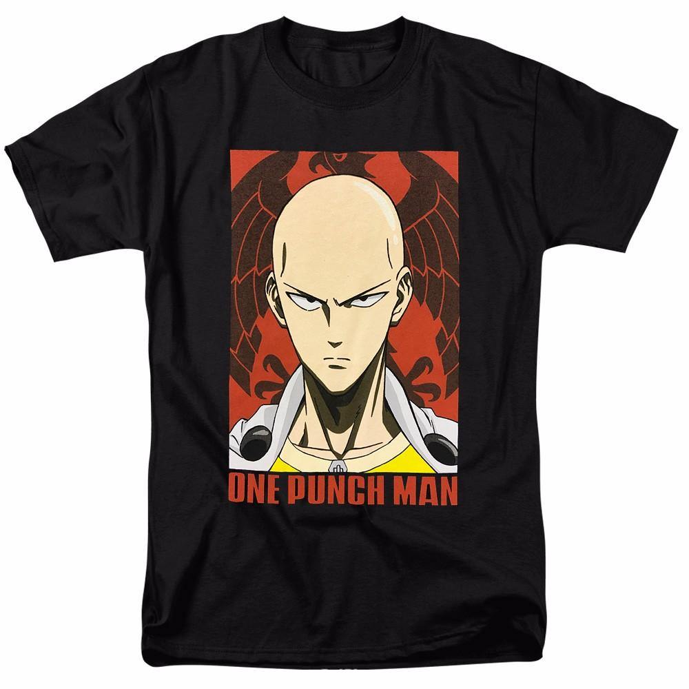 One Punch Man Big Face Anime Adult T-Shirt