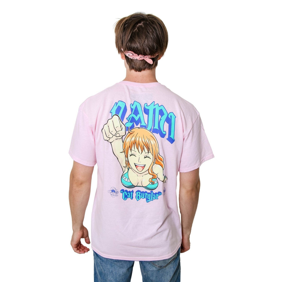 One Piece Nami Cat Burglar With Back Print Officially Licensed Adult T-Shirt