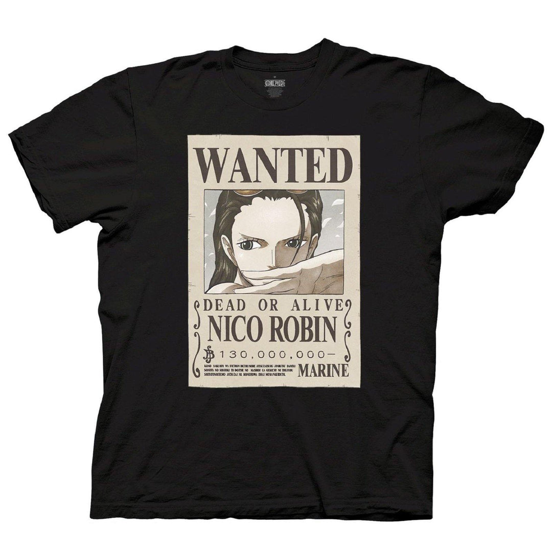 One Piece Nico Robin Full Wanted Poster Anime Adult Unisex T-Shirt