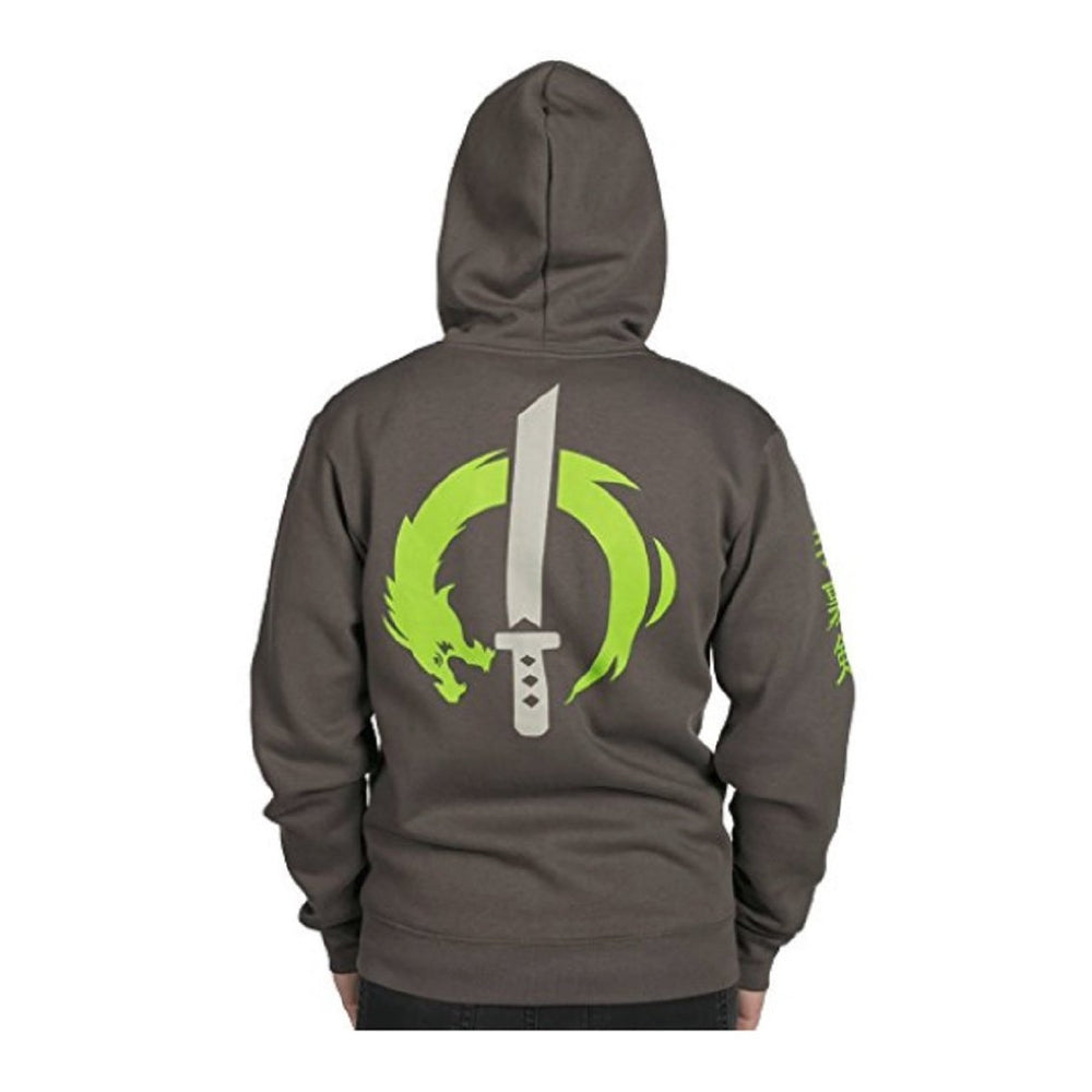 Overwatch Ultimate Genji Zip Up Hoodie - Fundom