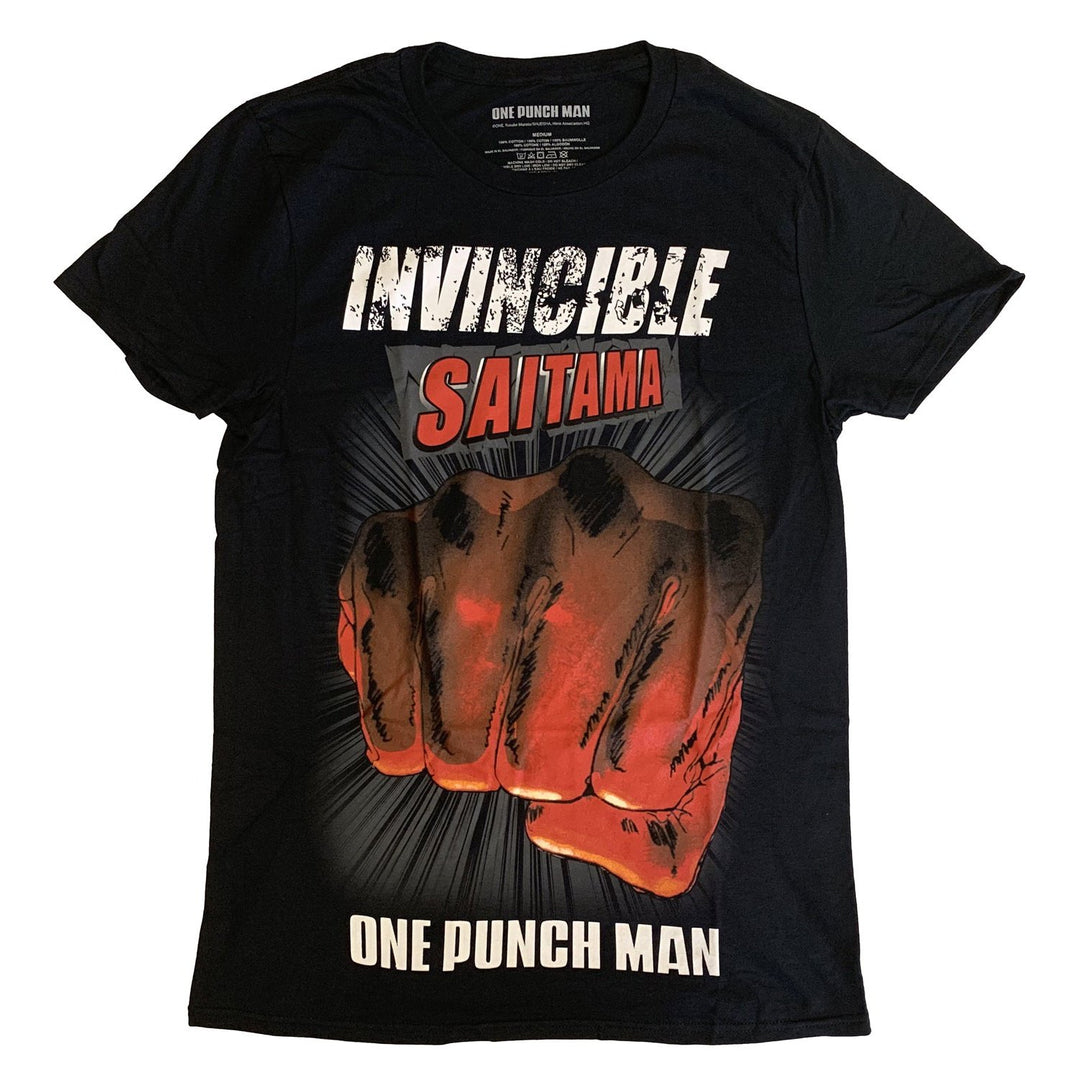 One Punch Man Invincible Saitama Adult T-Shirt